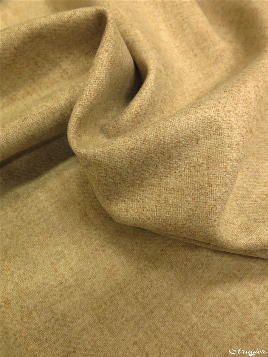 Wool Flannel - soft - Plain - Baby Camel
