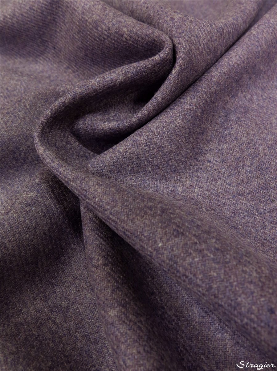 Wool Flannel - soft - Plain - Violette givrée