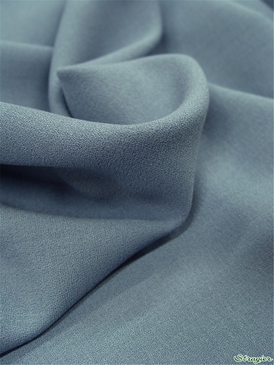 Pure Wool Crepe - Plain - Bleu Céleste
