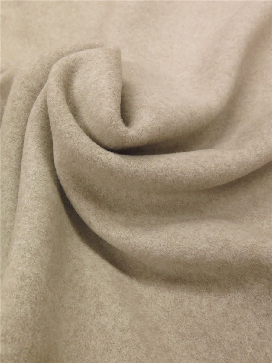 Polar Fleece - Pure Organic Cotton - Plain - Grège