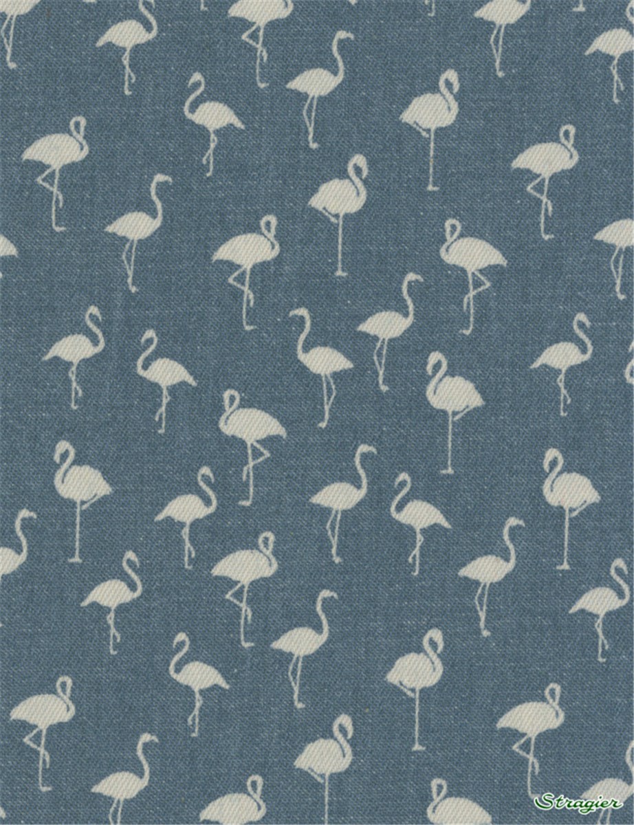 Jeans stretch - Flamingo - Bleu 