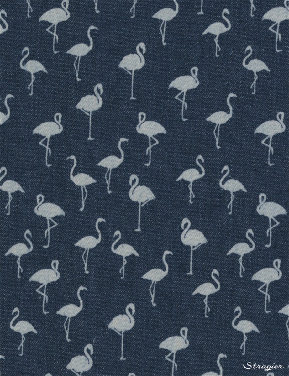 Jeans stretch - Flamingo - Indigo 