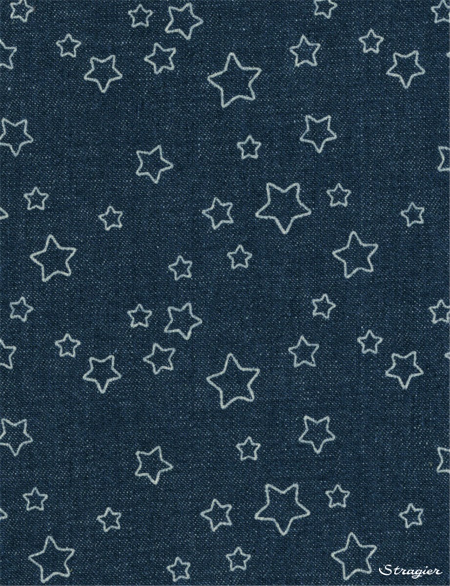 Denim Fabric - stretch - Estrela - Indigo