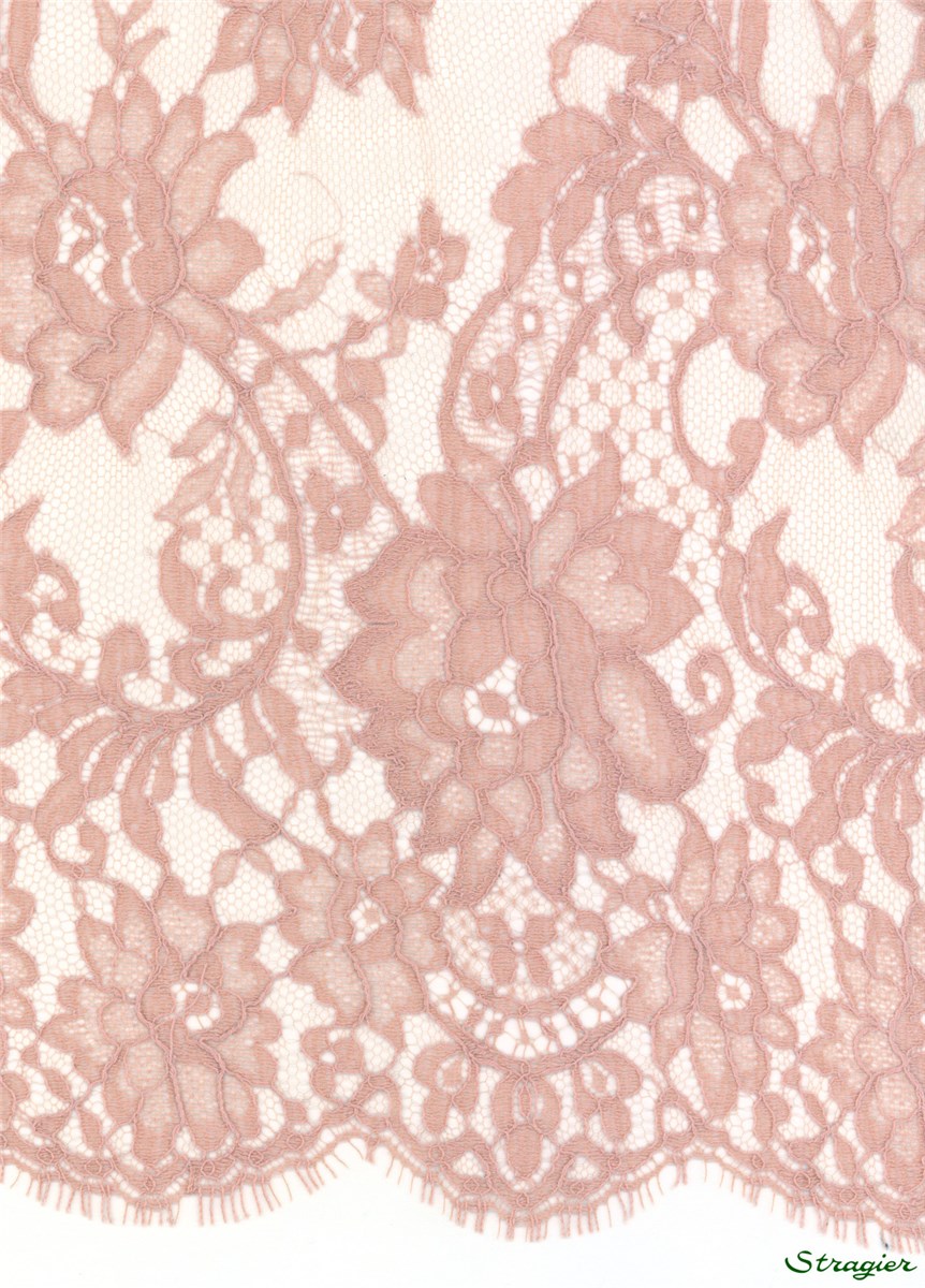 Dentelle de Calais - Manilline - Nude - 170 cm