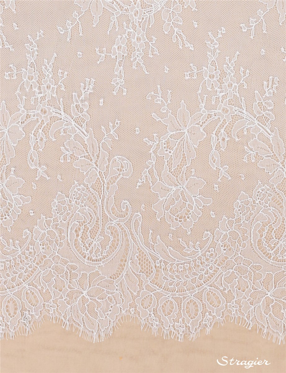 Chantilly Lace - Ysoldine - Stragier Pale Ivory - 90 cm