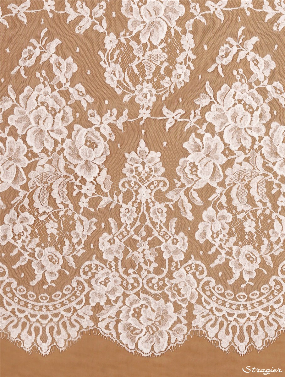 Dentelle de Calais - Antoinette - Ivoire clair Stragier - 90 cm