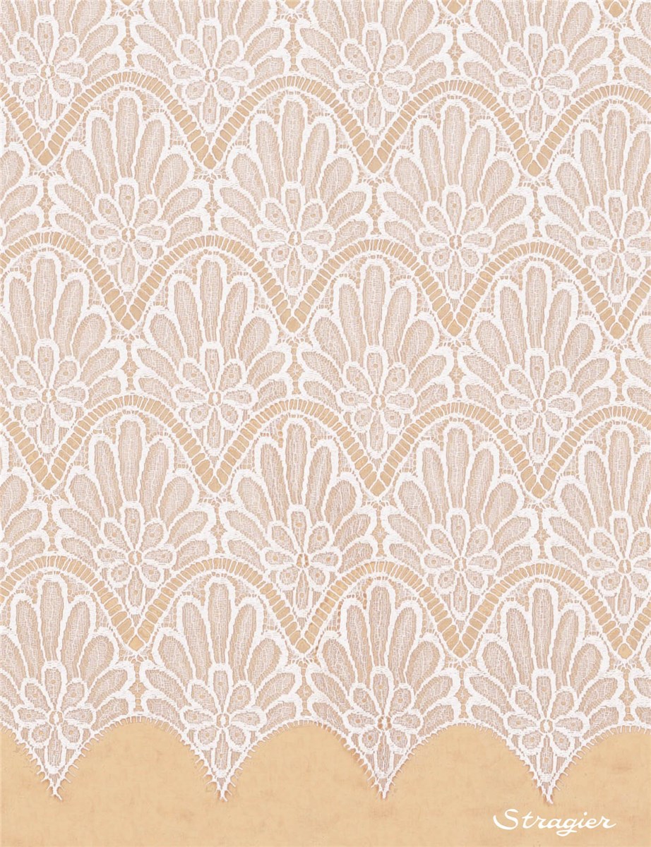 Calais Lace - Cantille - Stragier Ivory - 90 cm
