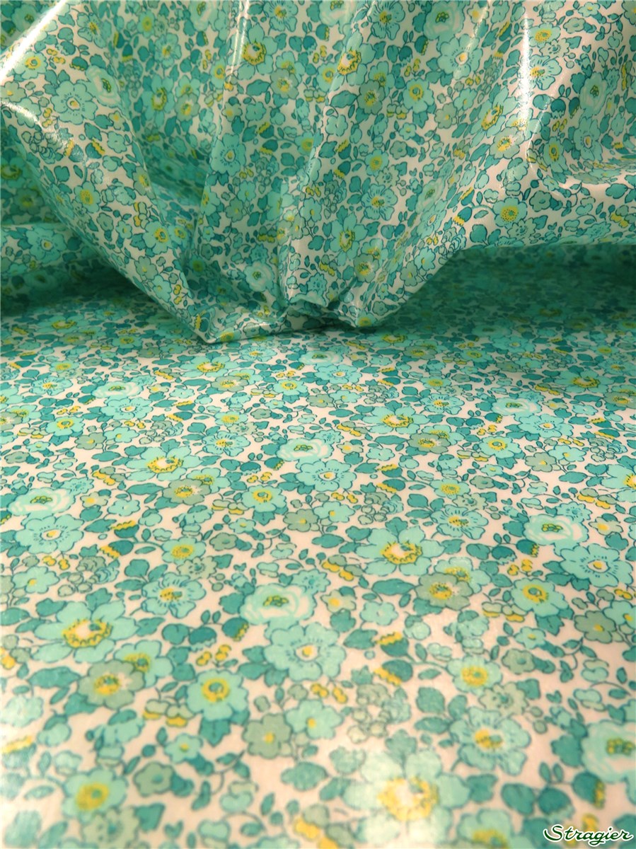Liberty - coated - 8020 Betsy Ann - Mint and Lemon