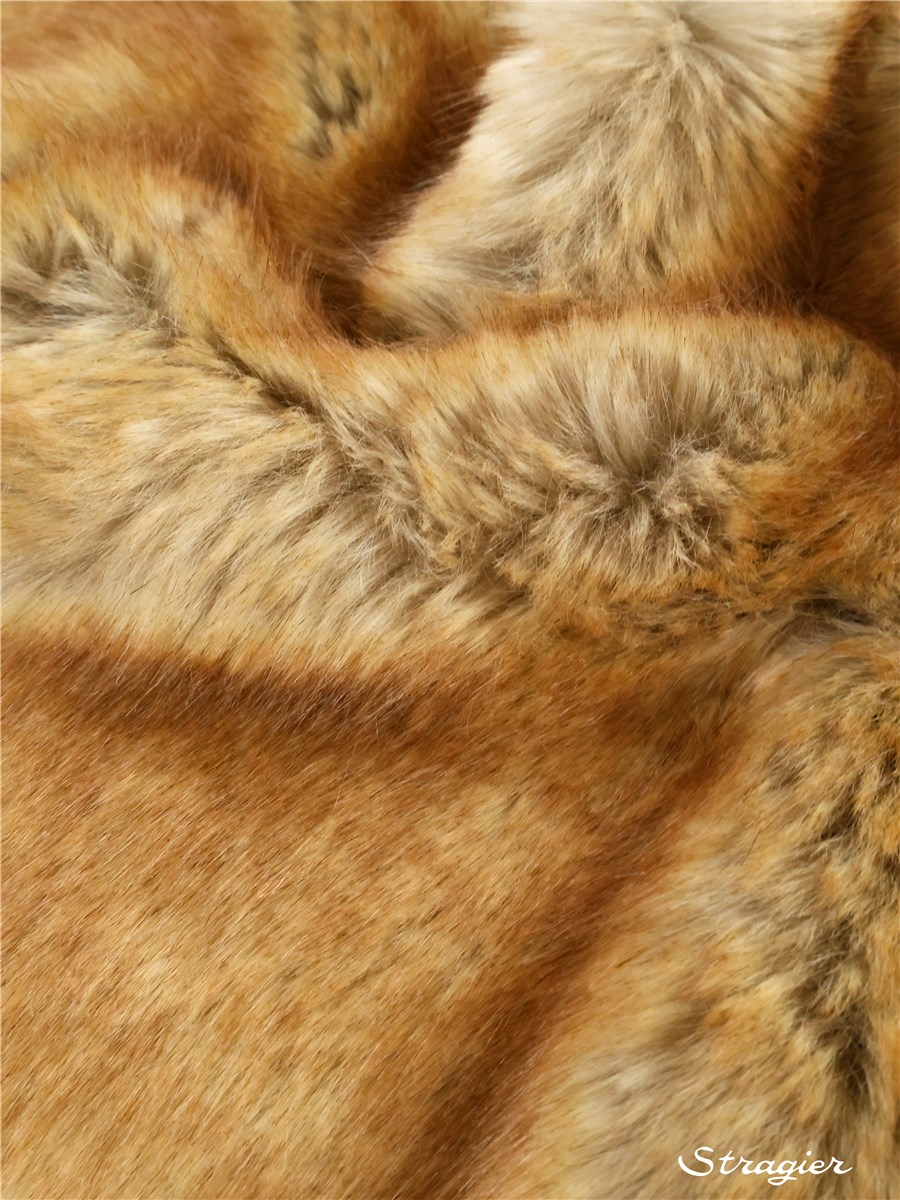 Fourrure Pouchkine ( imitation) - uni - Camel