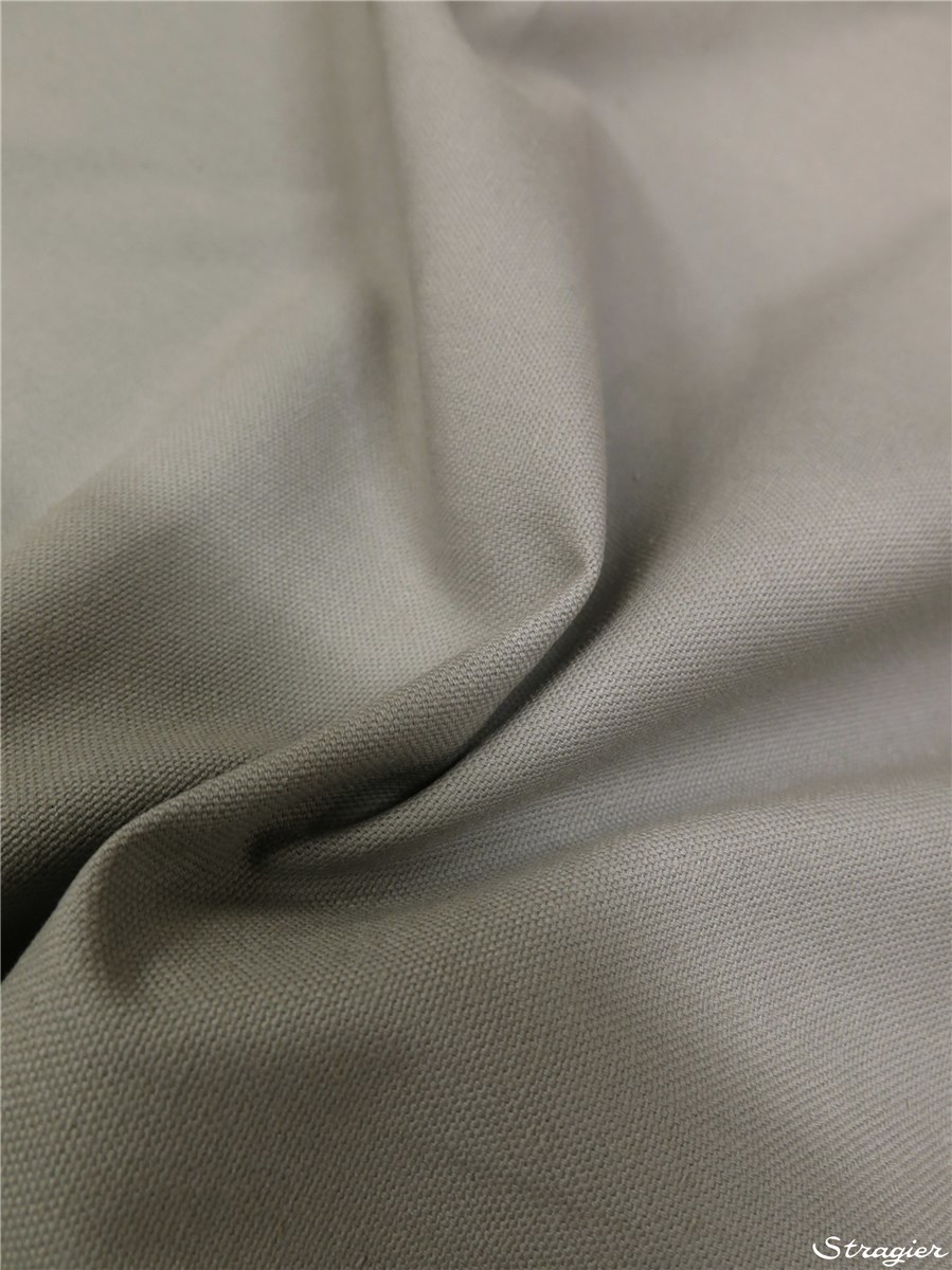 pure Cotton Cloth - Heavy - Plain - Gris Perle