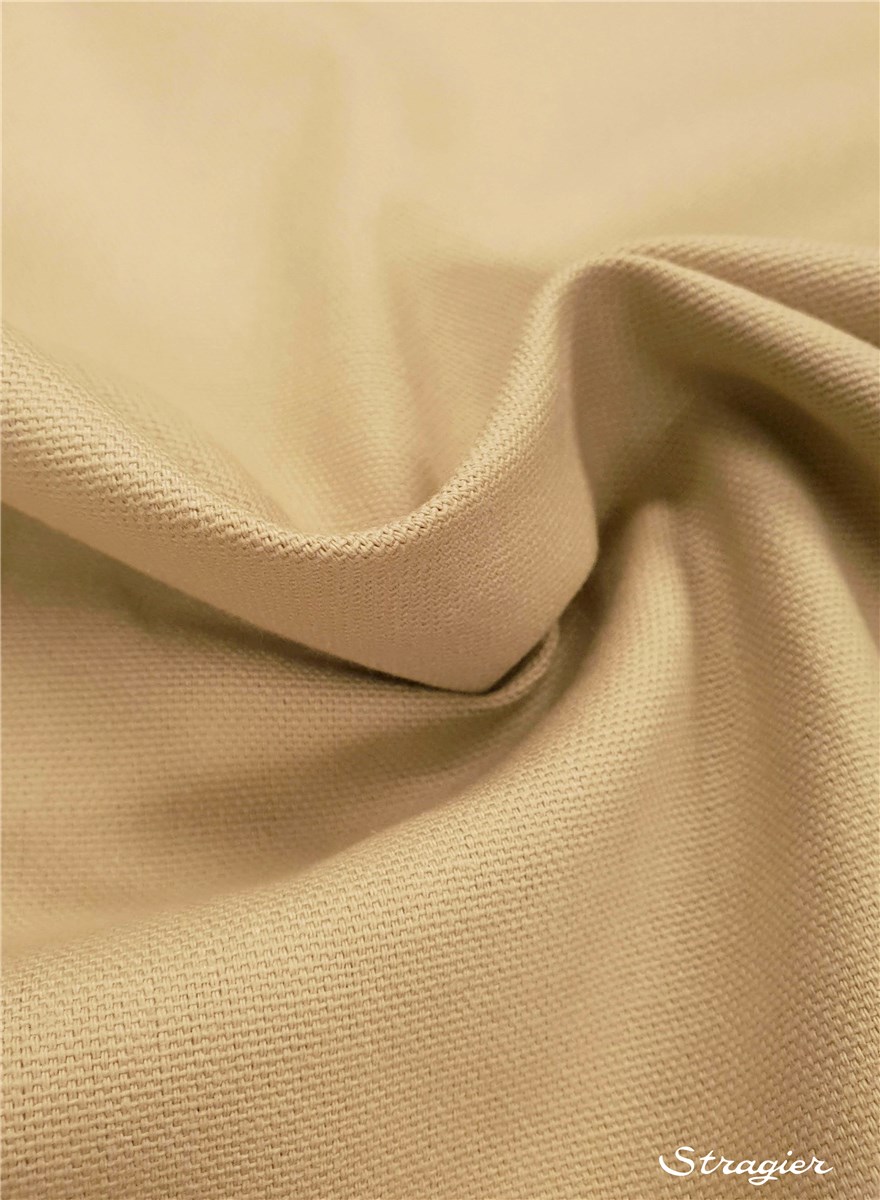 pure Cotton Cloth - Heavy - Plain - Sable clair
