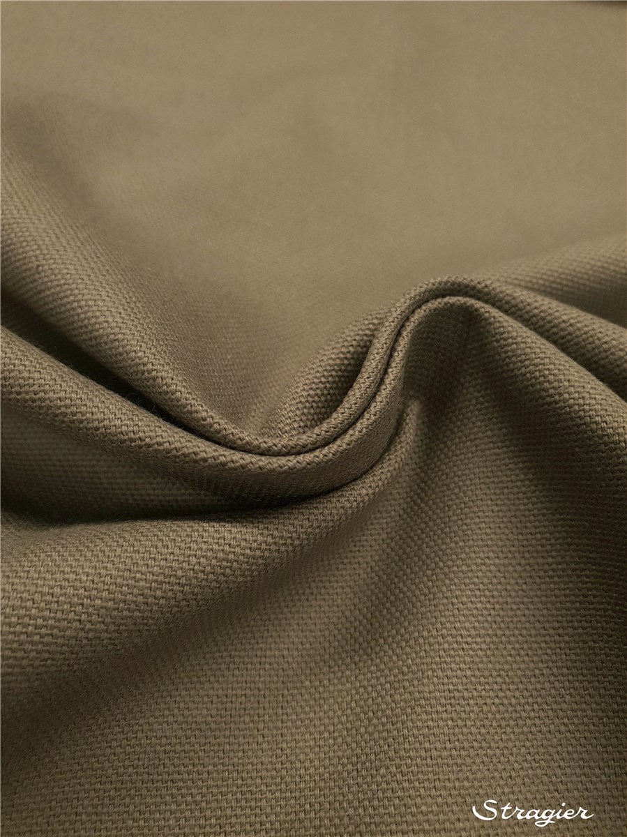 pure Cotton Cloth - Heavy - Plain - Lichen