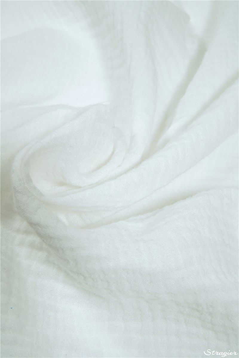 Double Cotton Gauze - Plain - Porcelaine