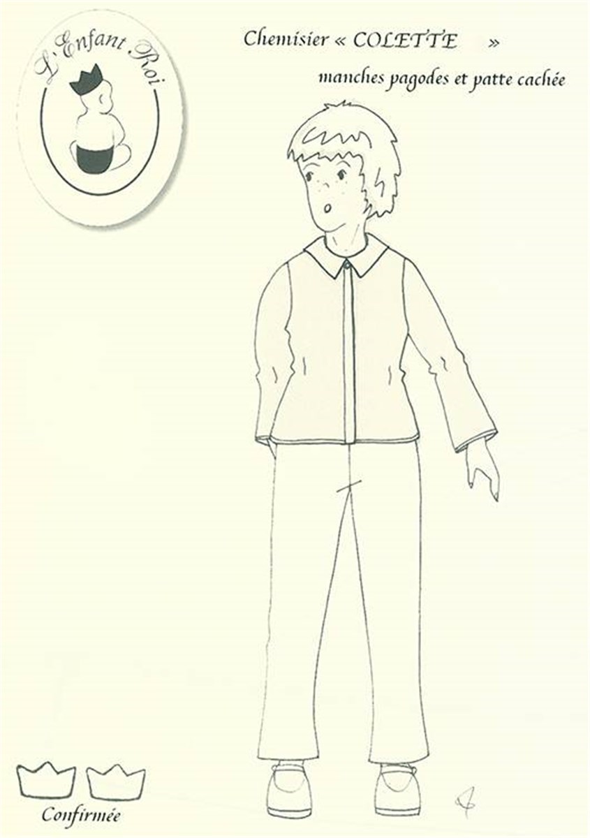 Patron l'Enfant Roi - Colette -  - 8 à 12 ans
