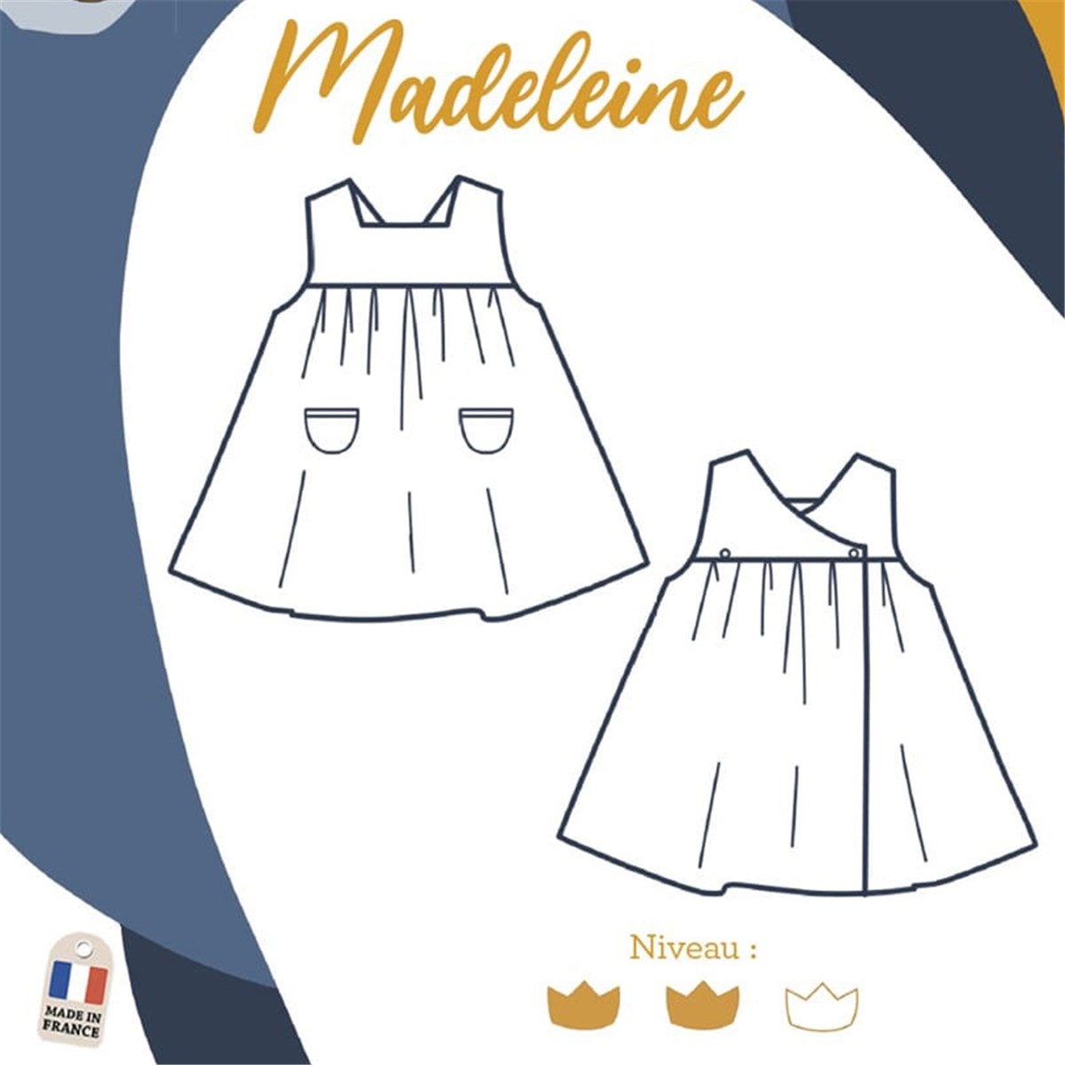 Patron l'Enfant Roi - Robe Madeleine -  - 2 à 8 ans 
