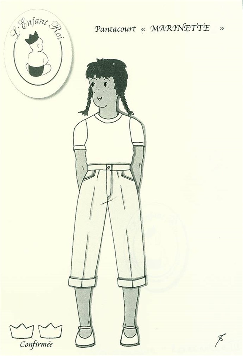 Patron l'Enfant Roi - Marinette -  - 8 à 12 ans 