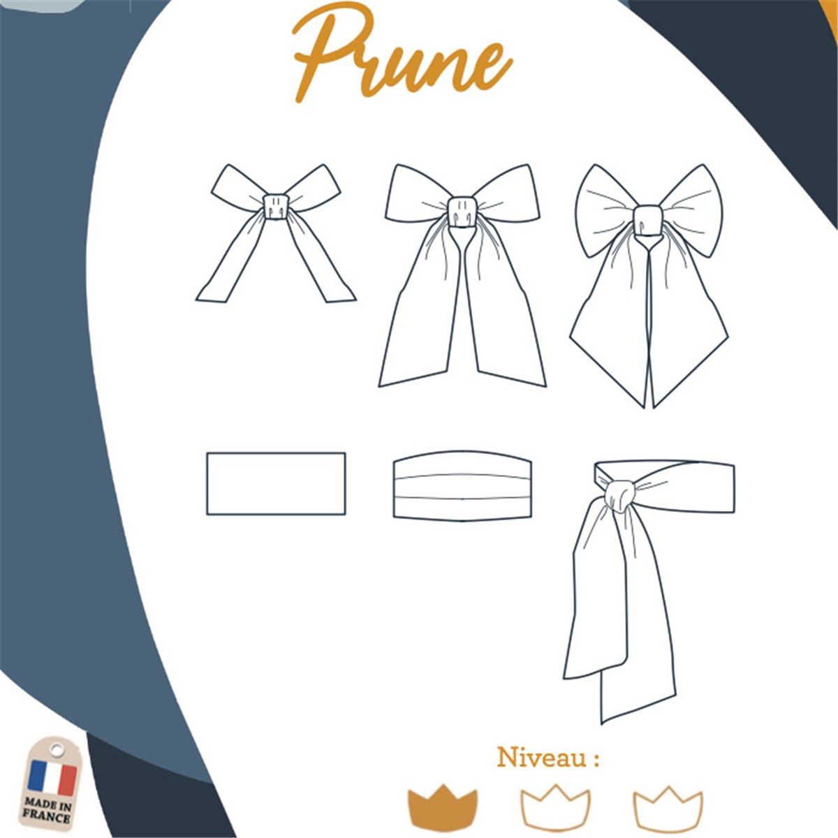 Patron l'Enfant Roi - Prune - - 2 à 12 ans