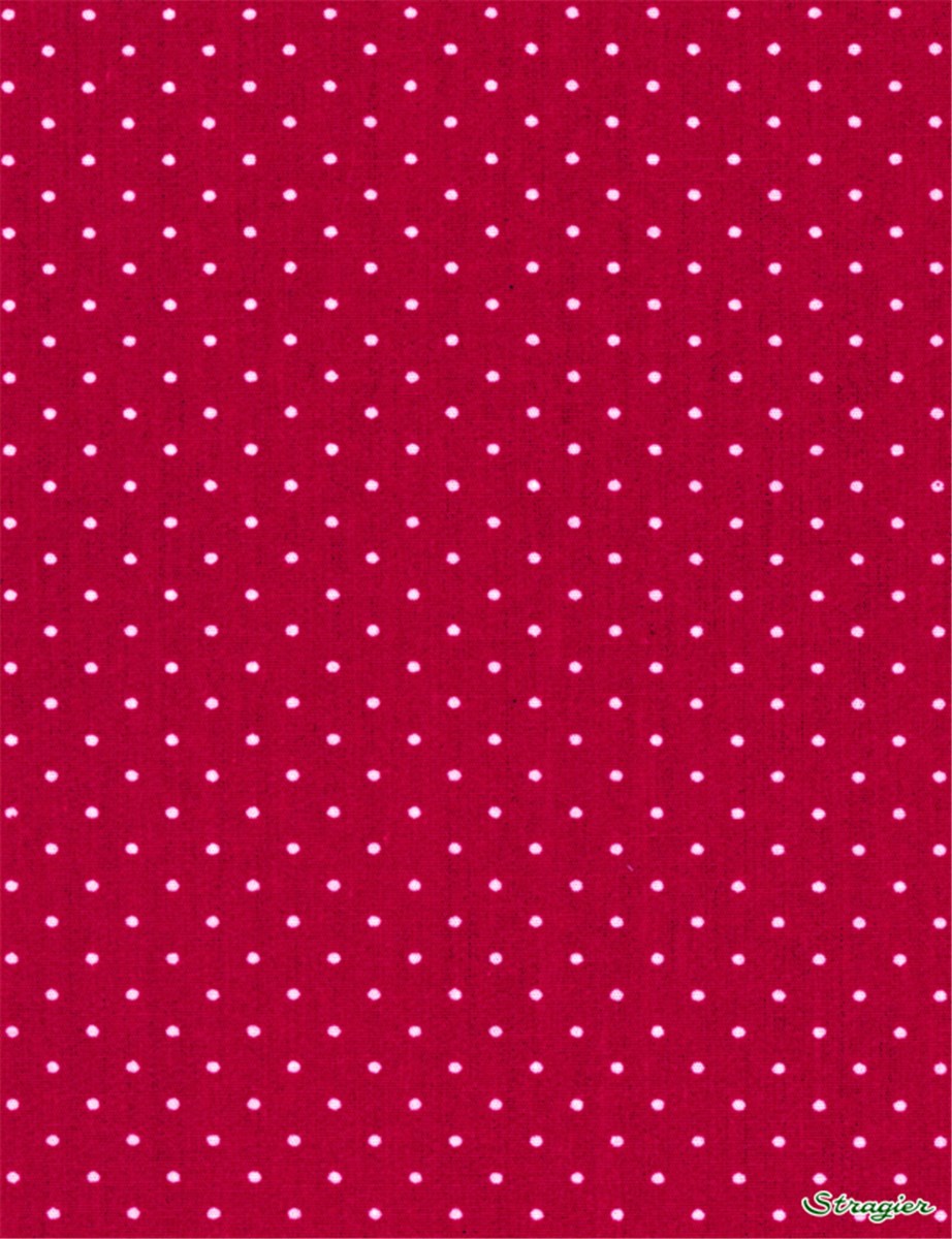 Popeline pur Coton - Pois 1,5mm - Fuchsia 