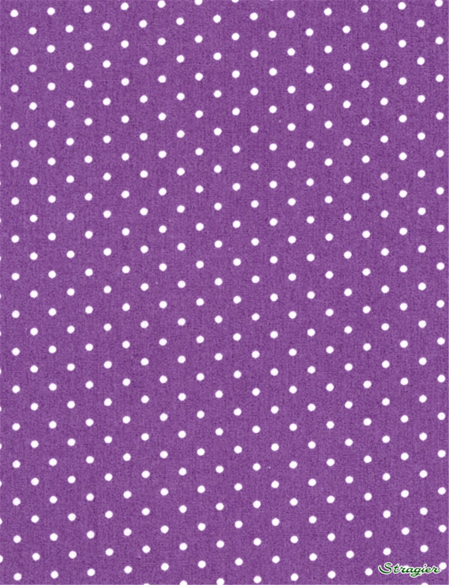 Pure Cotton Poplin - Pois 1,5mm - Violet
