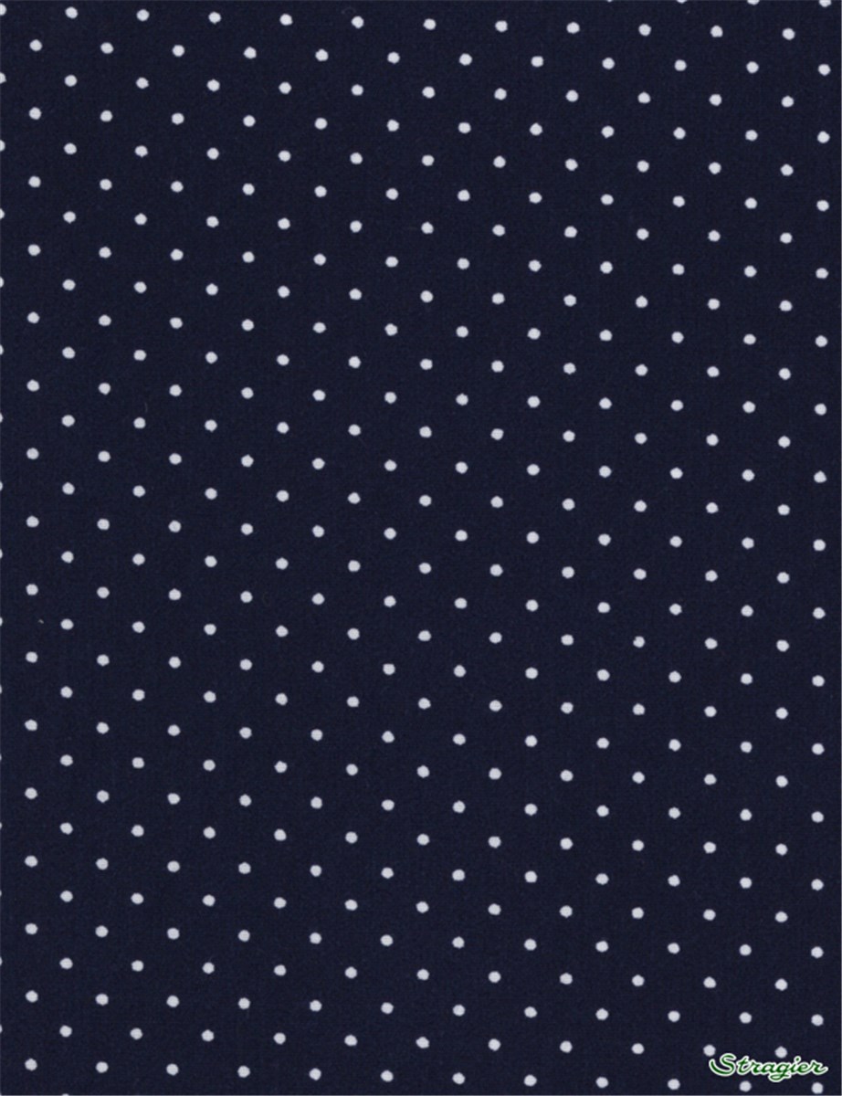 Pure Cotton Poplin - Pois 1,5mm - Marine