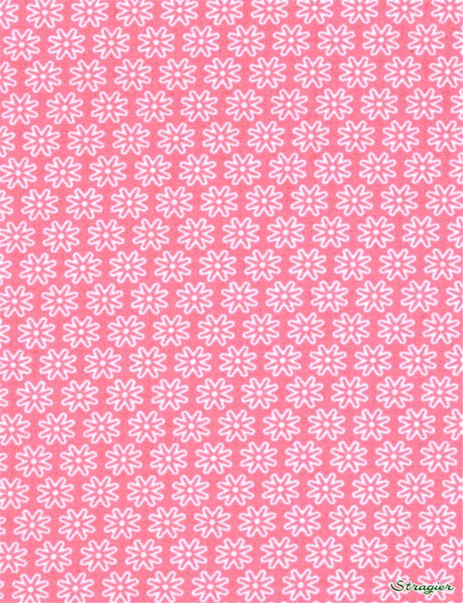 Pure Cotton Poplin - Daisy - Rose