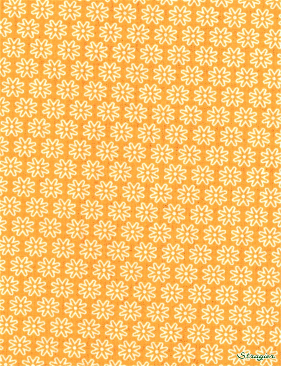 Pure Cotton Poplin - Daisy - Jaune