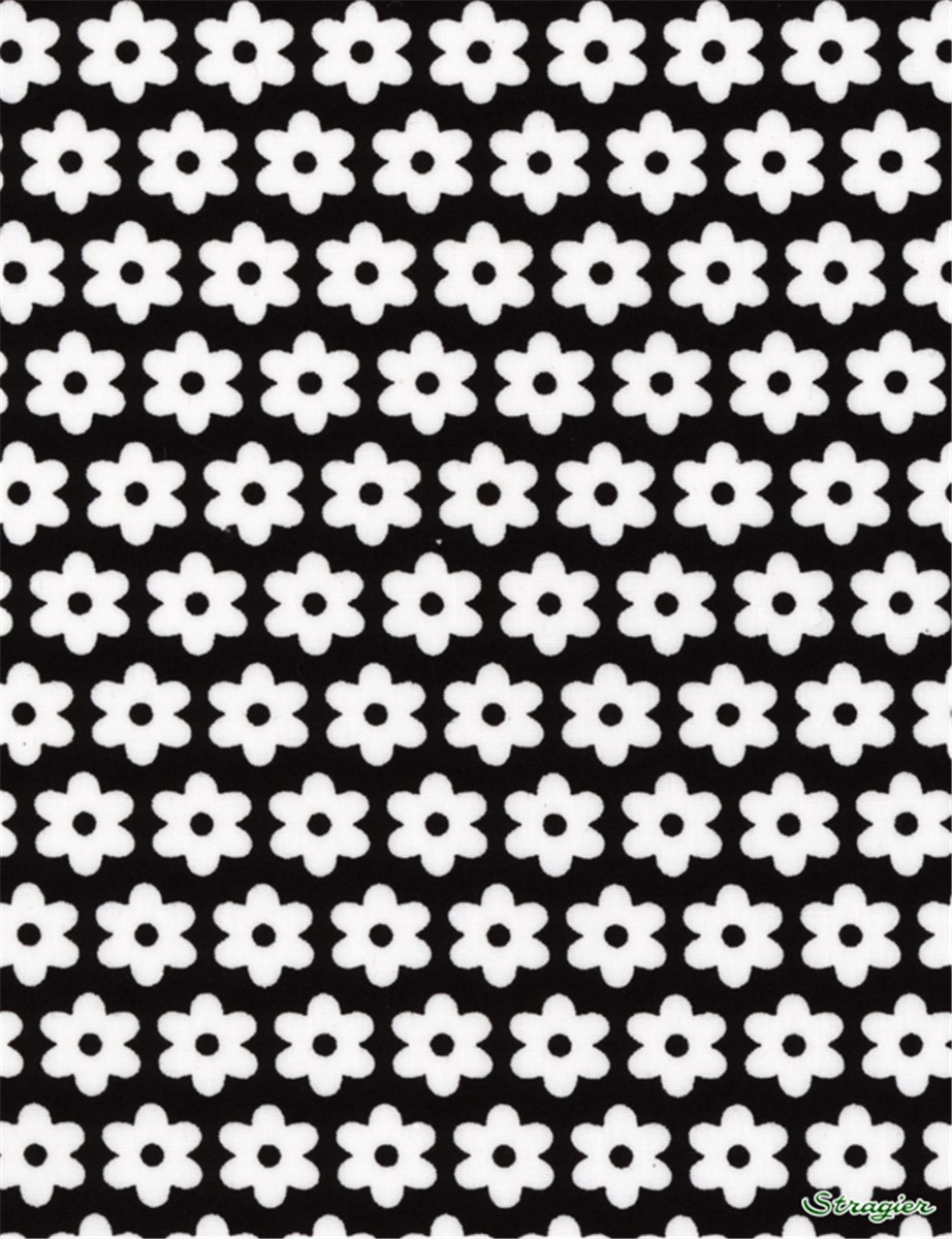Popeline pur Coton - Mary - Noir 