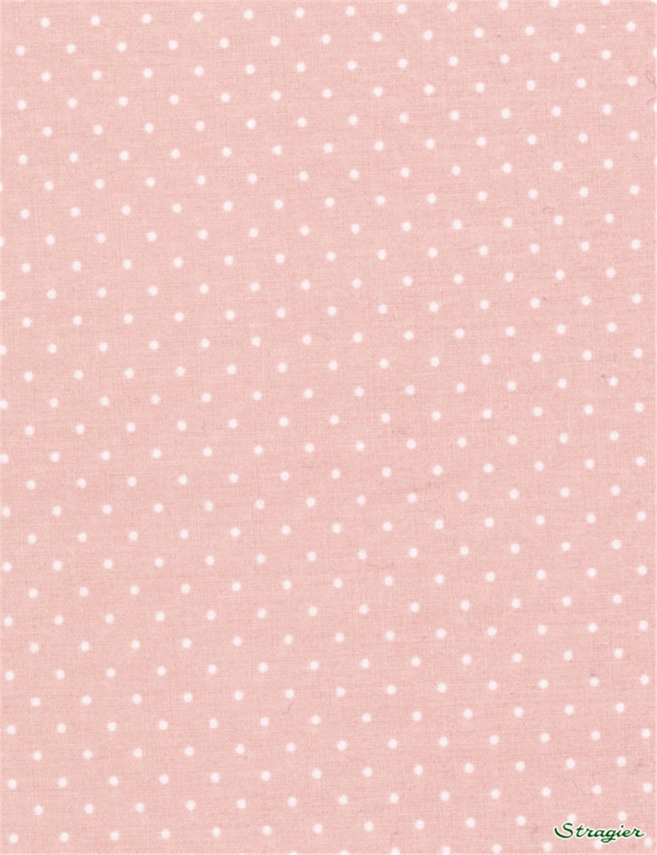 Pure Cotton Poplin - Pois 1,5mm - Nude