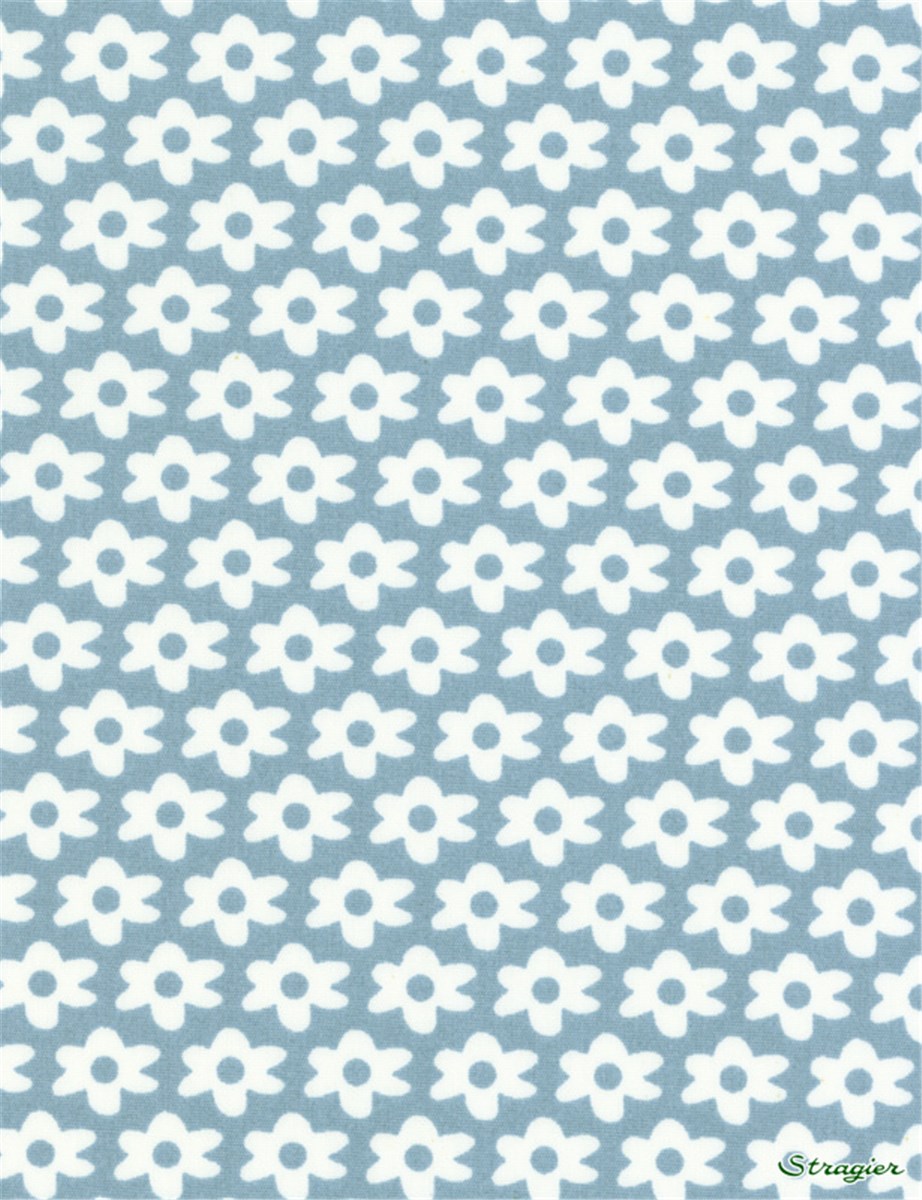 Popeline pur Coton - Mary - Bleu Azur 