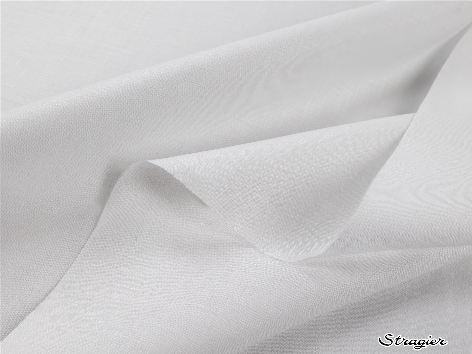 Linen Batiste - à l'ancienne - Plain - Blanc