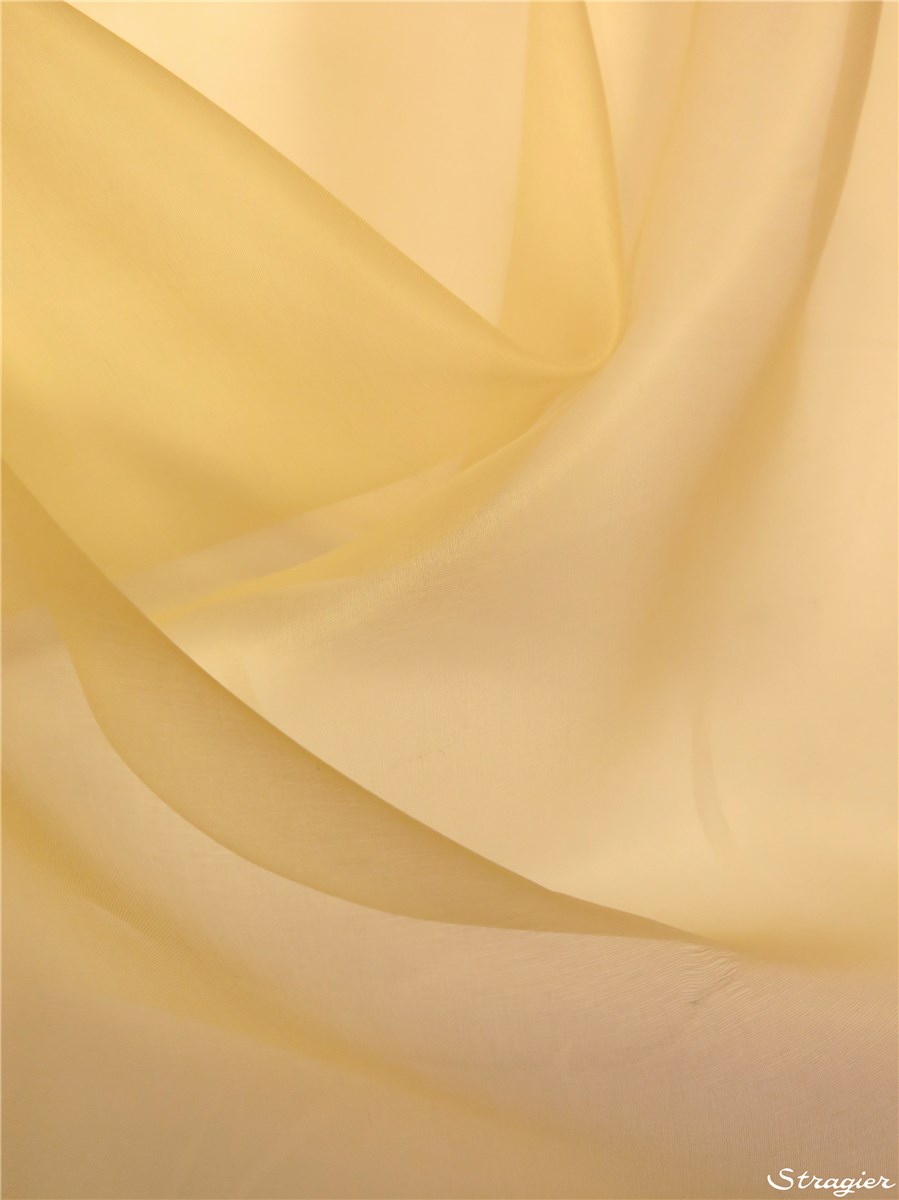 Silk Organza - Plain - Golden