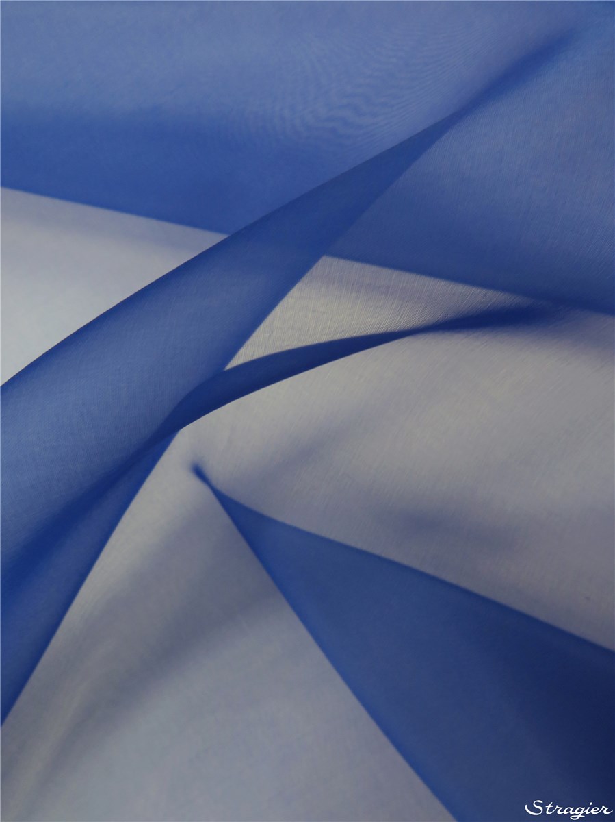 Silk Organza - Plain - Sapphire