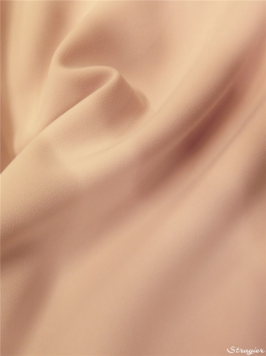 Crepe - stretch - heavy - crease-free - Plain - Rose poudré