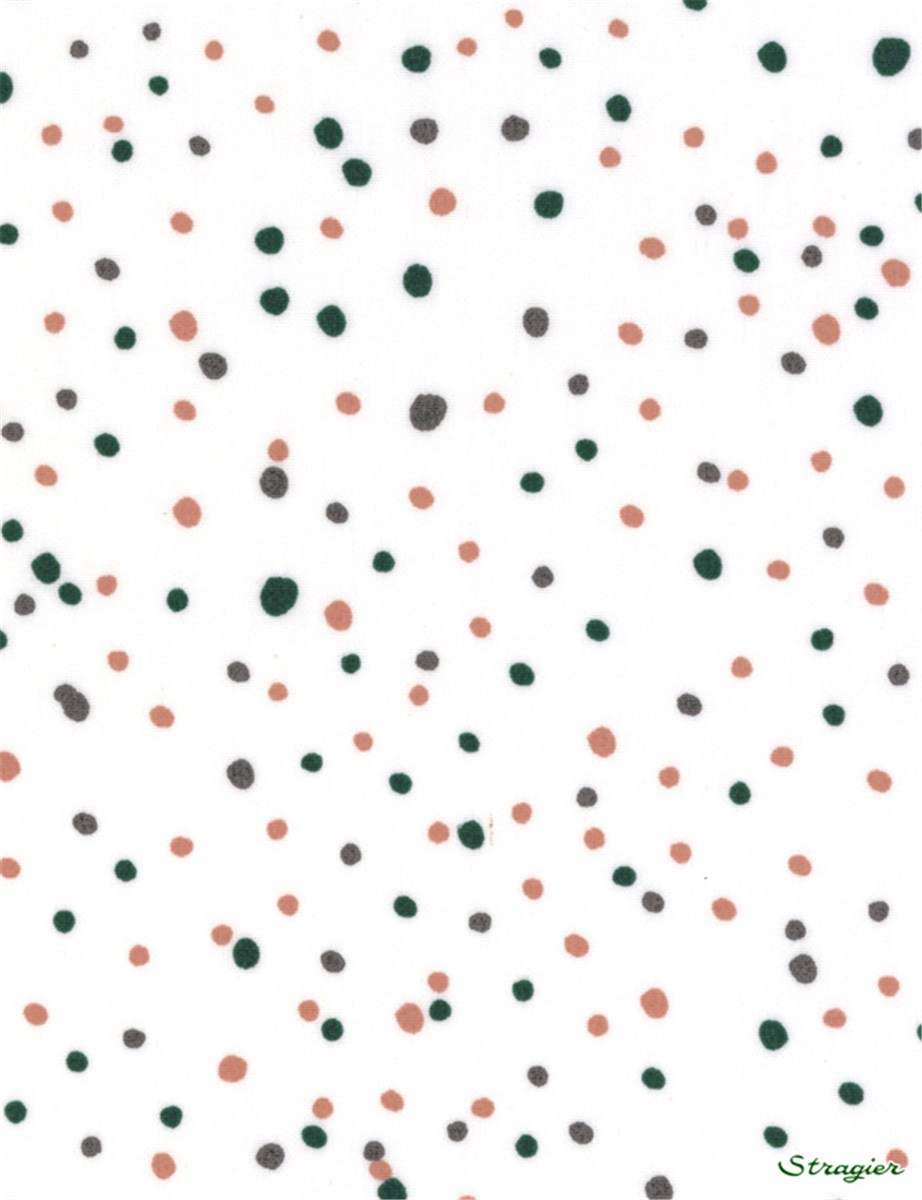 Pure Cotton Poplin - Sparkling - Blush and Reseda