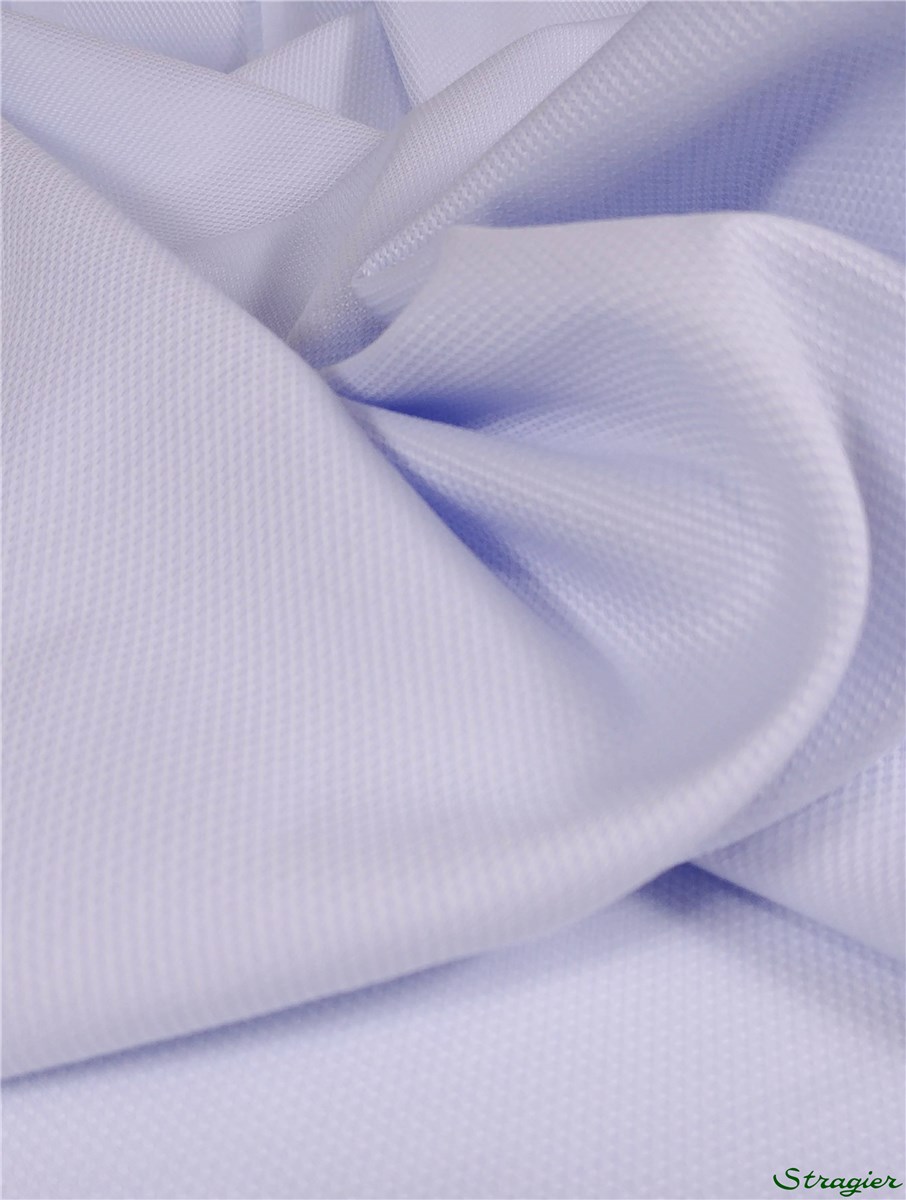 Pure Cotton - mini Weave - Caviar - Bleu pâle