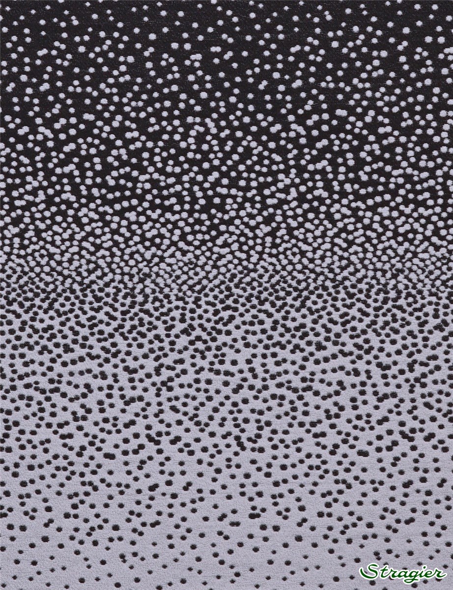 Double Silk - soft - Puntillismo - Black-OffWhite