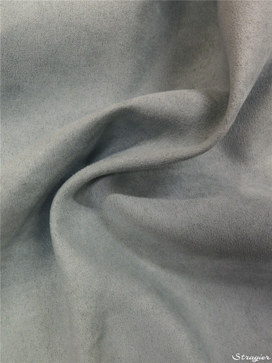 Suédine - uni - Vert Gris