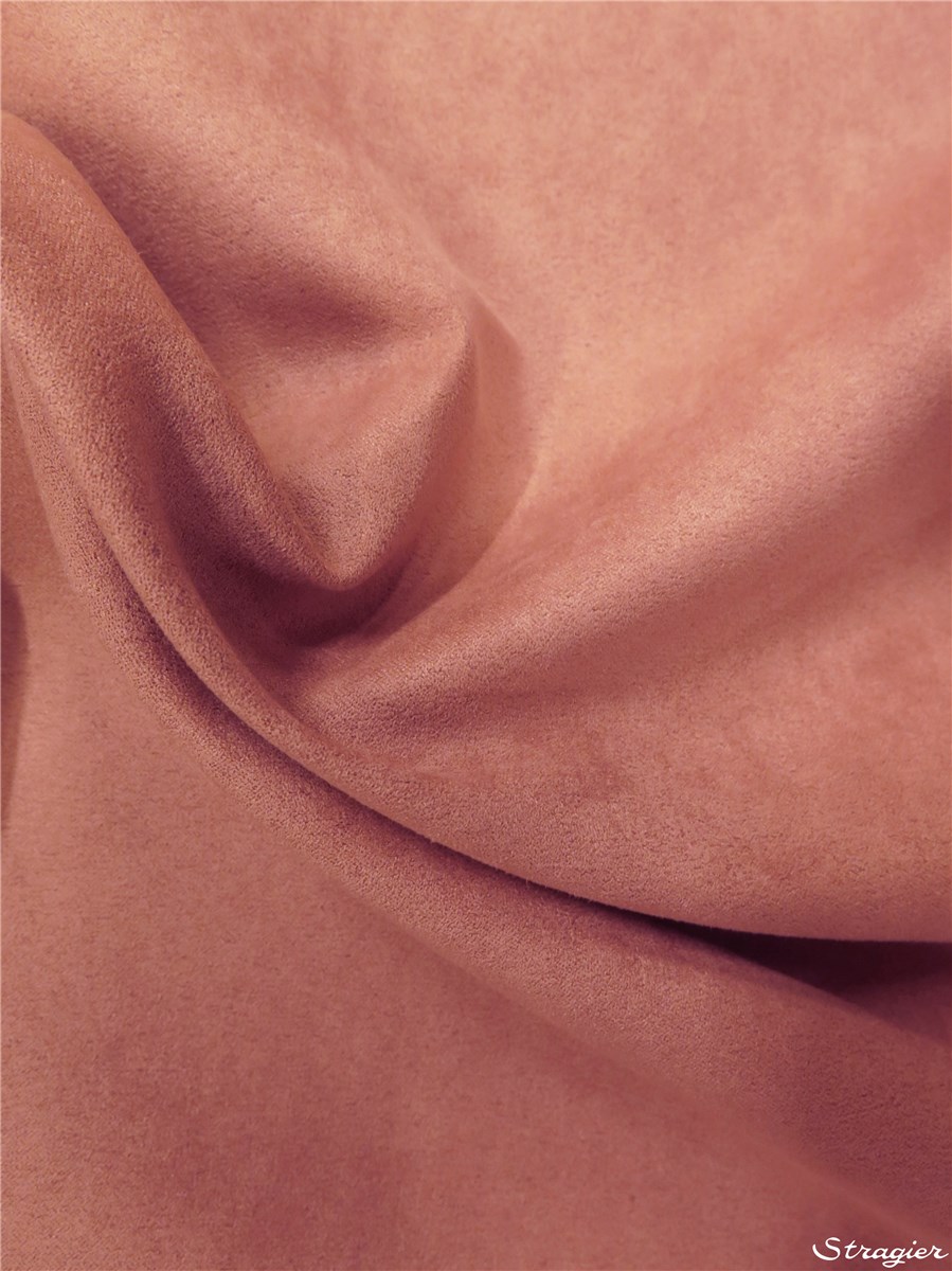 Suédine - Plain - Vieux Rose