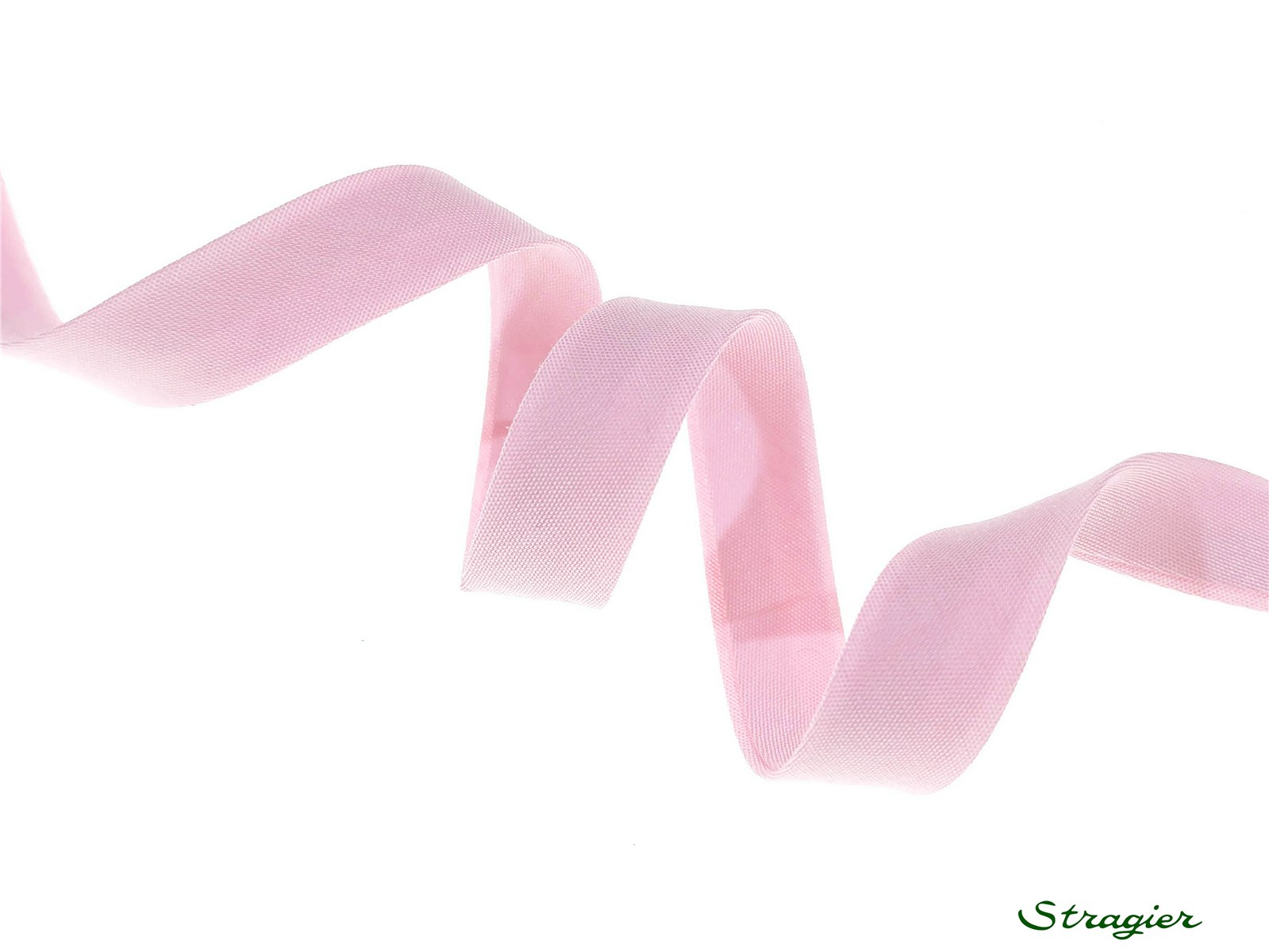 End-and-End Bias Binding - Plain - Rose Primevère - 10 mm