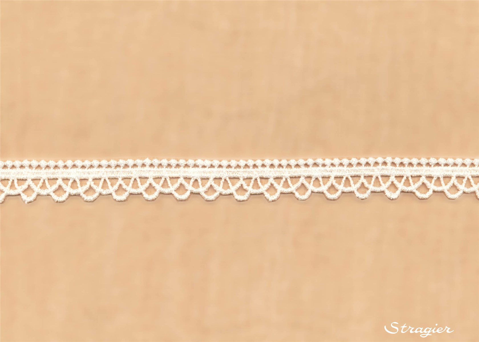 Guipure Coton - Piraline - Crème Stragier - 18 mm