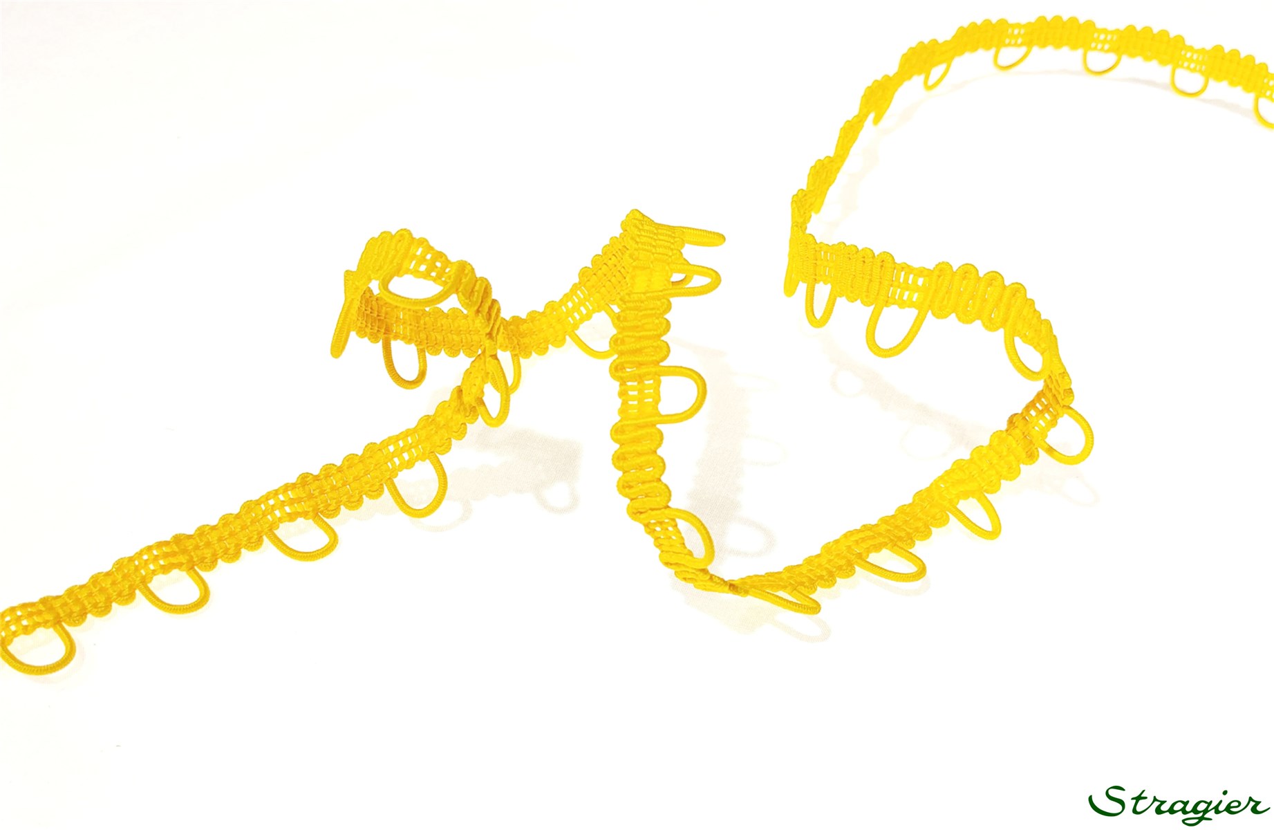 Lichette Boutonnières élastiques - uni - Jaune Citron 