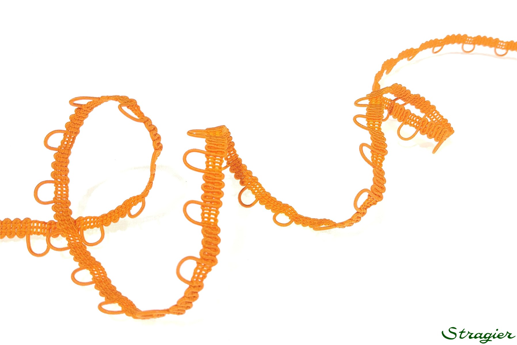 Lichette Boutonnières élastiques - uni - Orange 
