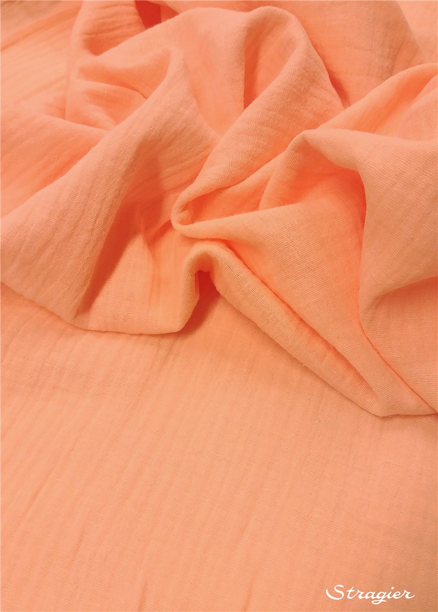 Double Cotton Gauze - Plain - Nude
