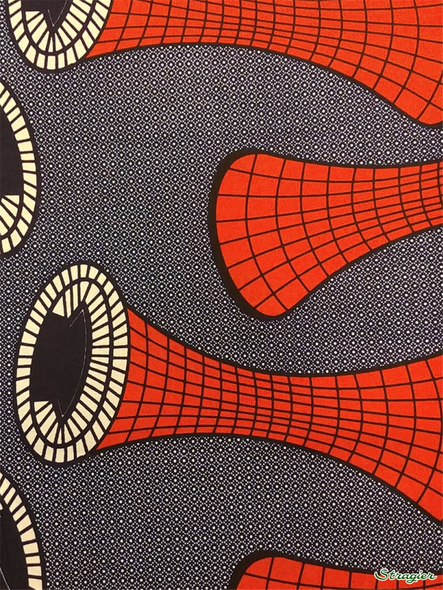 Tissu Wax africain - 2189706 - 33 - se commande par multiple de 5,45m uniquement