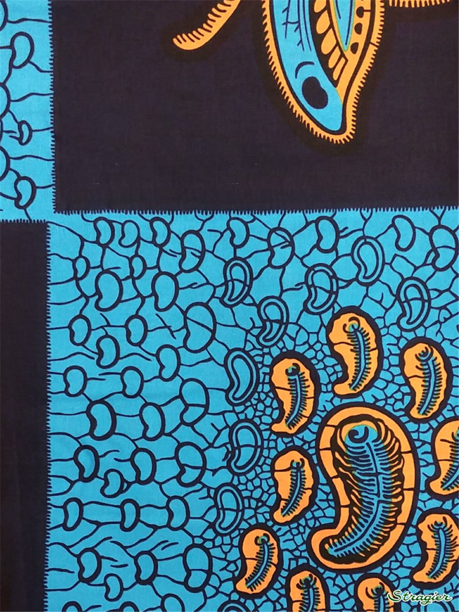 Tissu Wax africain - 1193301H - 36 - se commande par multiple de 5,45m uniquement