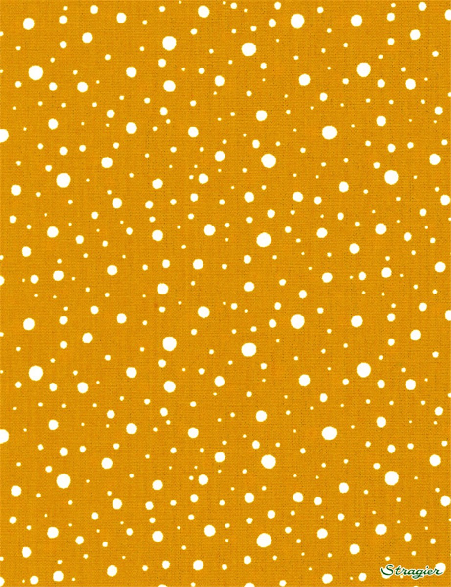 Pure Cotton Poplin - Spotty - Jaune Soleil
