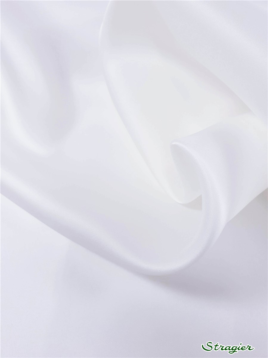 Double Satin Organza - Plain - Blanc doux