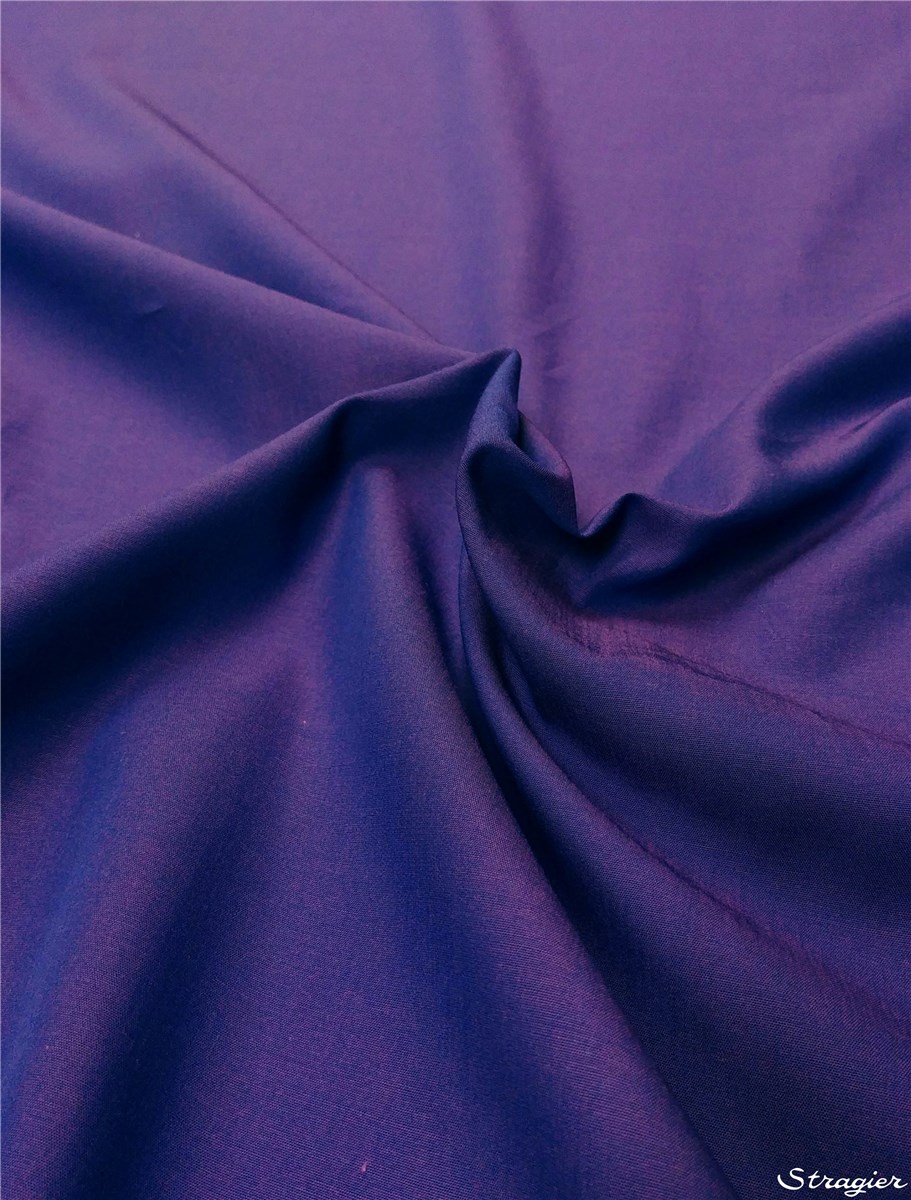 End-on-End - pure Cotton - Plain - Bleu Iris