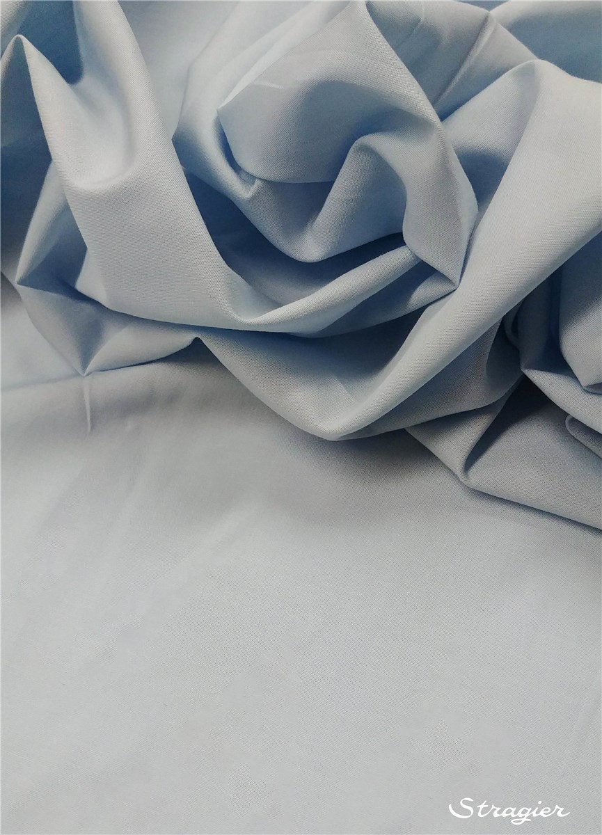 End-on-End - pure Cotton - Plain - Bleu Opale