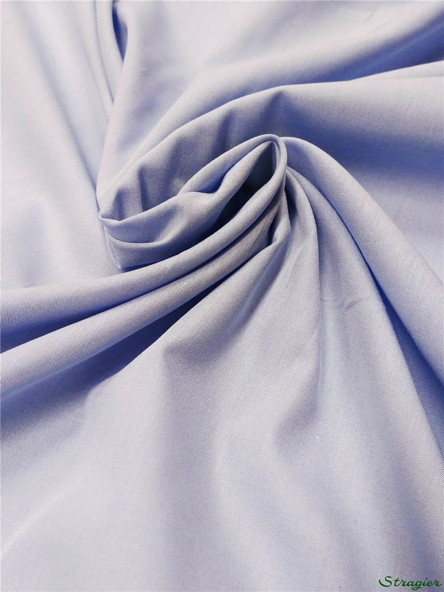 End-on-End - pure Cotton - Plain - Bleu Della Robbia